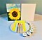 Paint Kit - The Happy Sunflower Acrylic Painting Kit & Video Lesson, DIY Canvas Art, Paint & Sip At Home, Paint Party, Beginner Painting